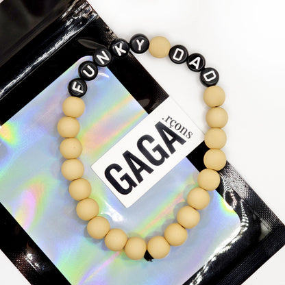 Bracelet GAGA - Camel mat & Noir