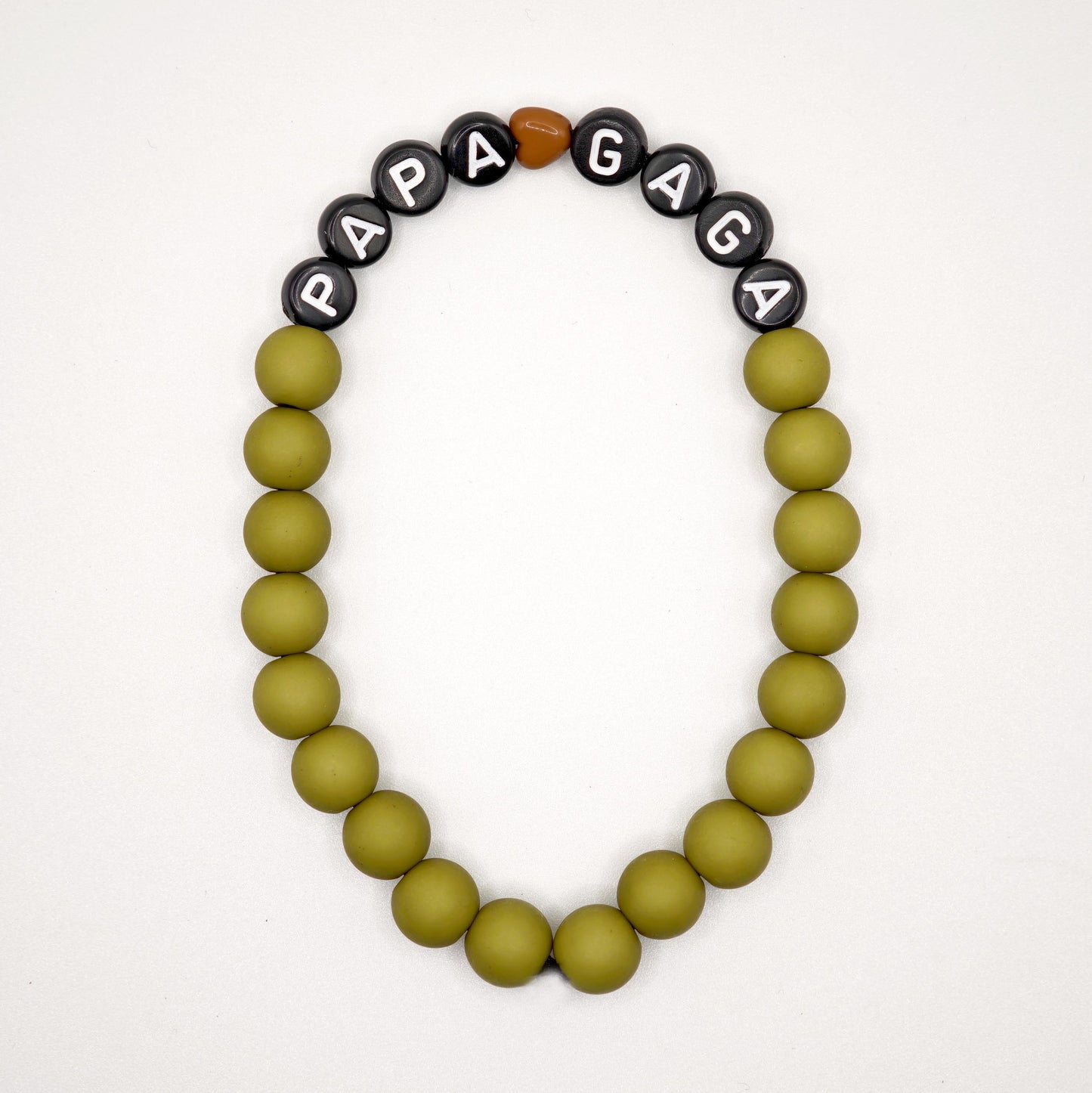 Bracelet GAGA - Vert canopée, noir & Mini 🤎