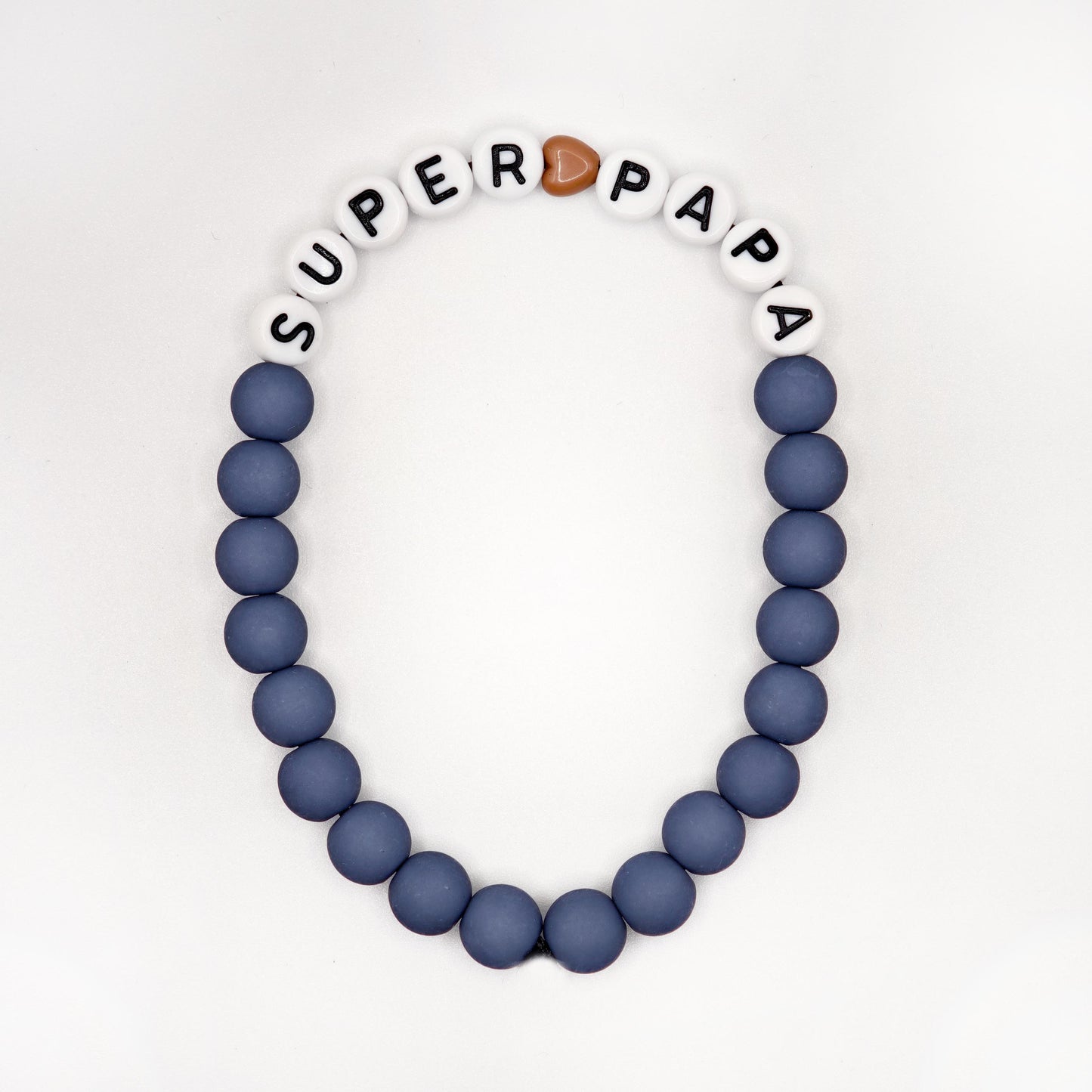 Bracelet GAGA - Bleu Jean, blanc & Mini 🤎