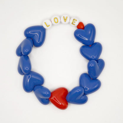 Bracelet GAGA - Maxi Bleu pop & Maxi Rouge ❤️