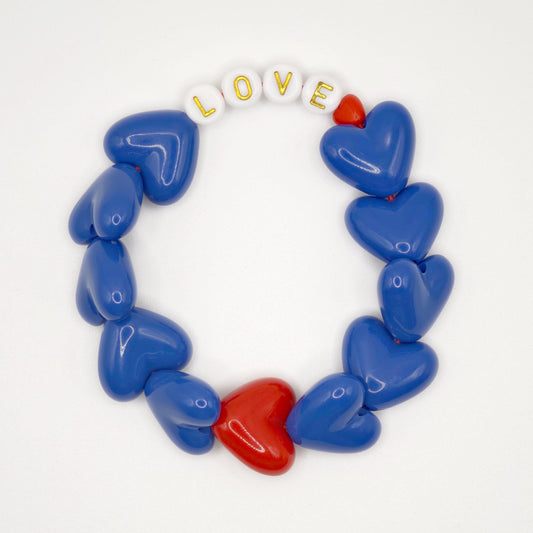 Bracelet GAGA - Maxi Bleu pop & Maxi Rouge ❤️