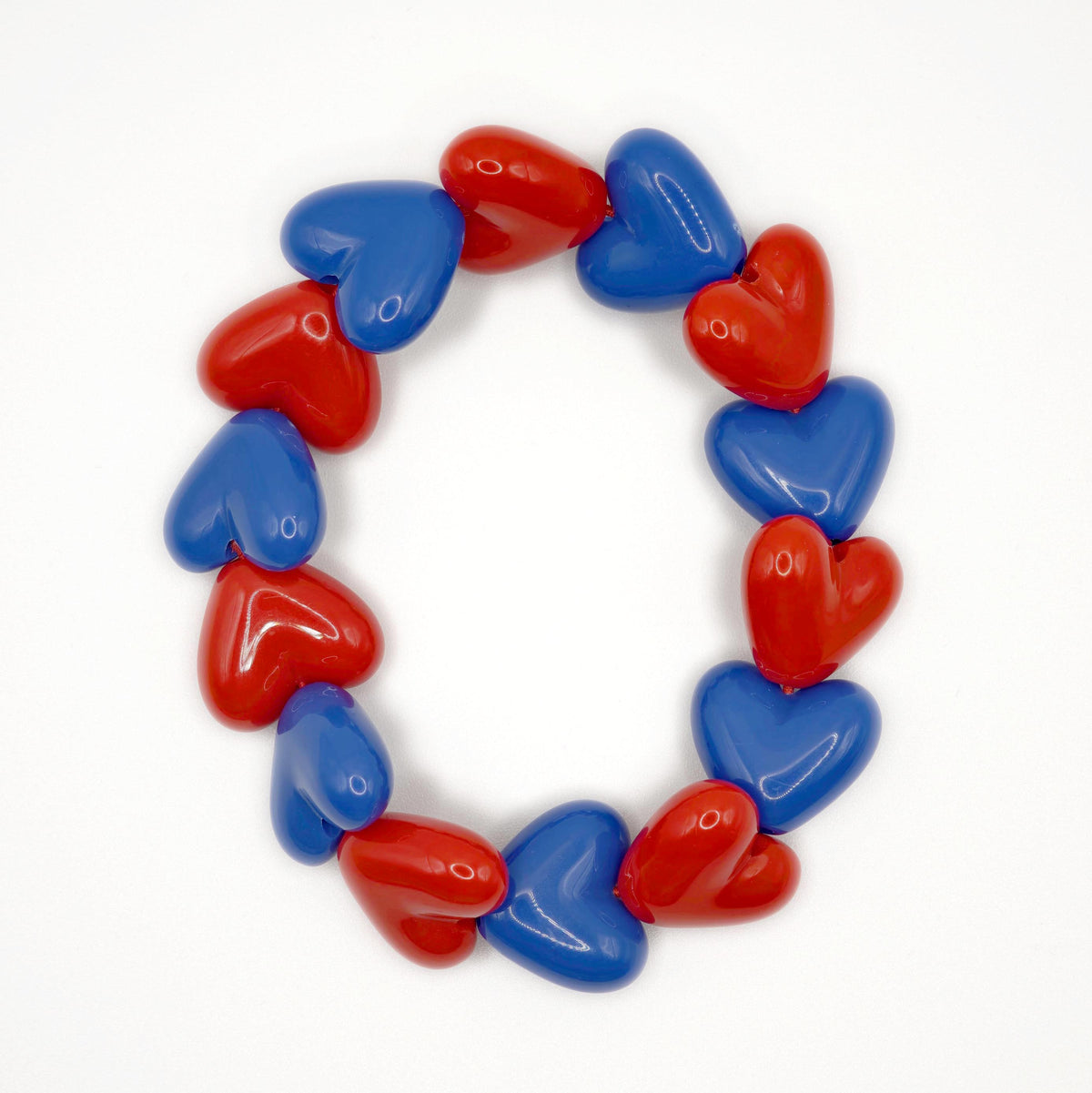 Bracelet GAGA - Maxi Bleu pop & Rouge