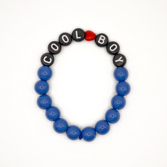 Bracelet GAGA - Bleu Pop, MINI ❤️ & Noir (Enfant)