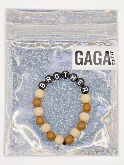 Bracelet GAGA - Bicolor Marron, Camel & Noir