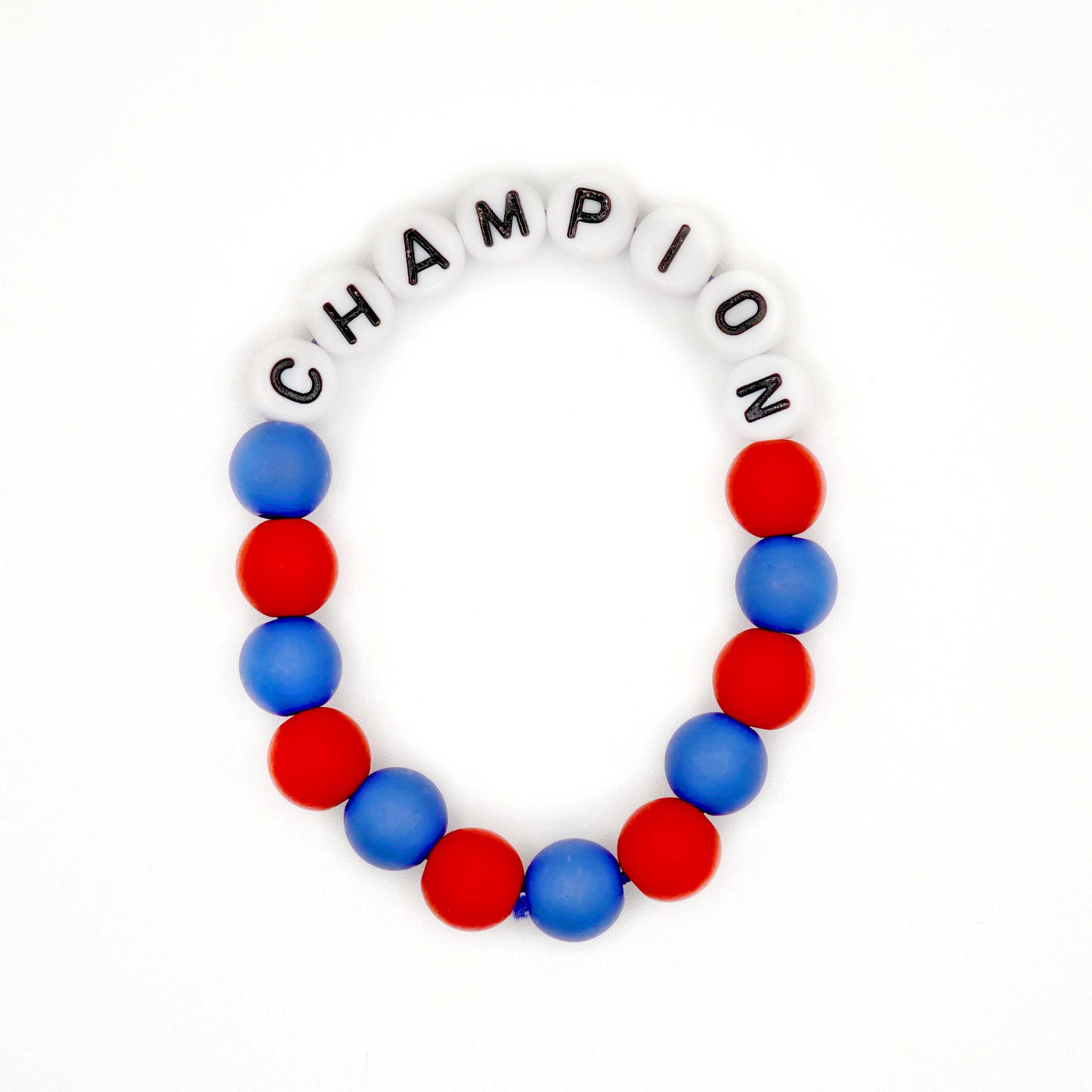 Bracelet GAGA - Bicolor Bleu Pop, Rouge  & Blanc