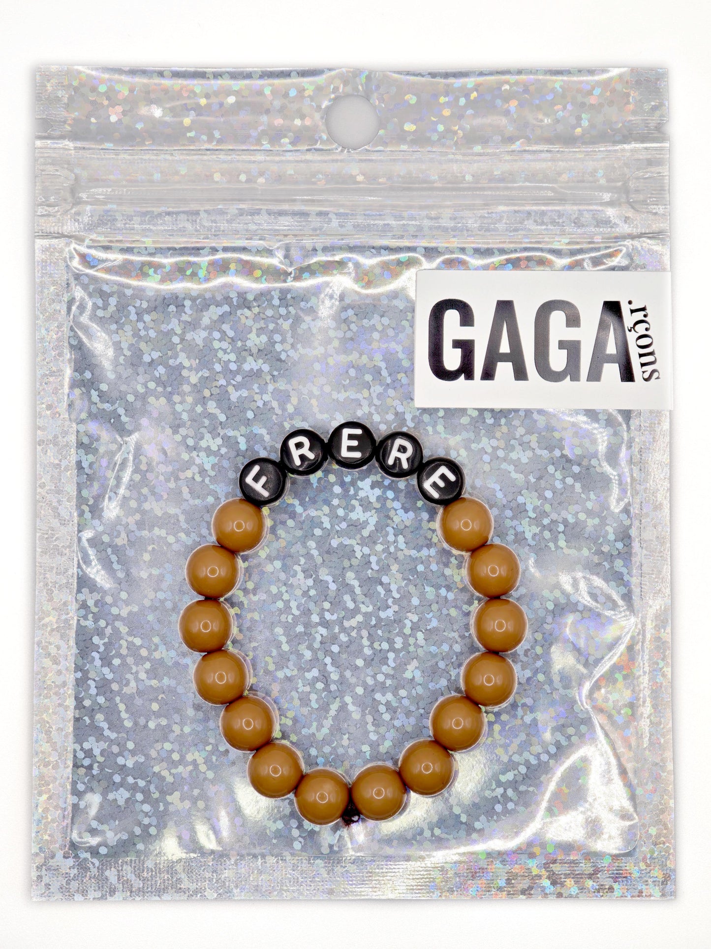 Bracelet GAGA - Marron choco 🤎 & Noir
