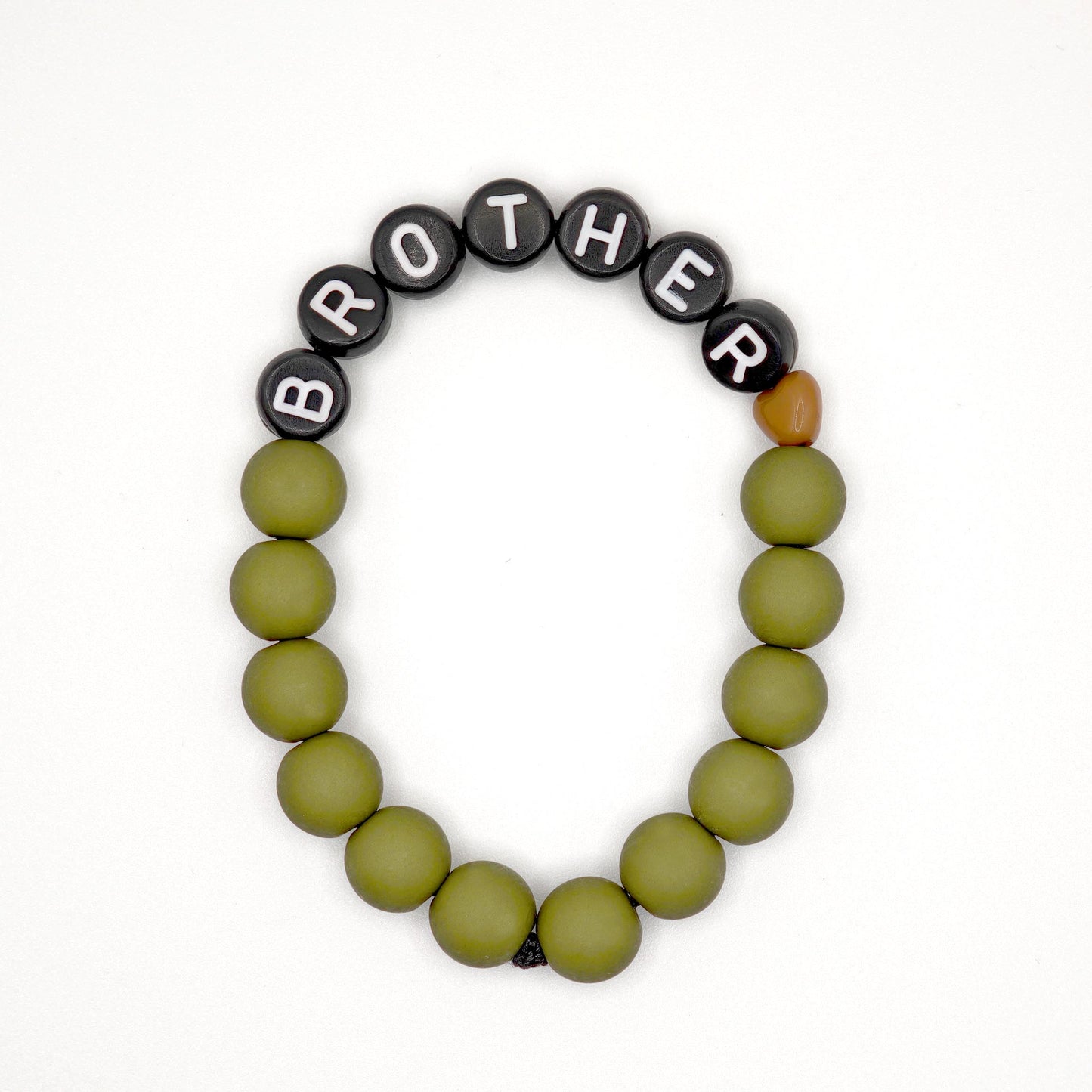 Bracelet GAGA - Vert canopée, mini 🤎 & Noir
