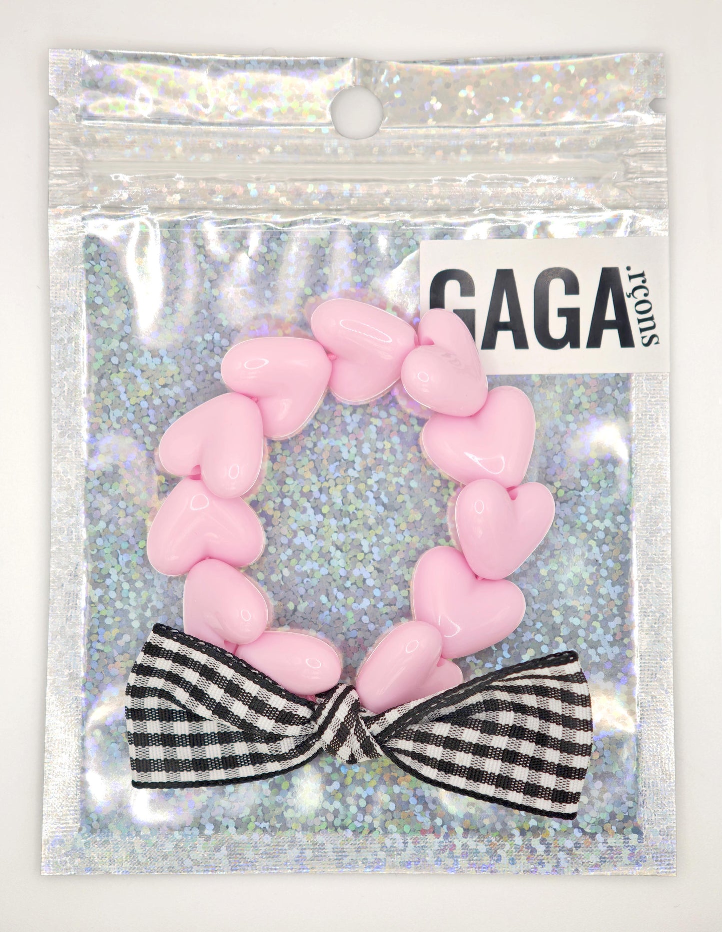 Bracelet GAGA - Only Rose & Noeud Vichy (enfant)