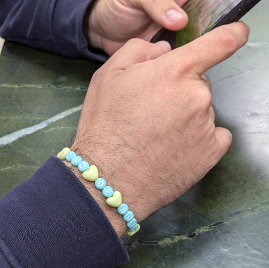 Bracelet GAGA - Citron & Bleu pastel