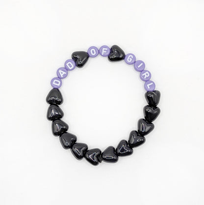 Bracelet GAGA - Noir & Violet