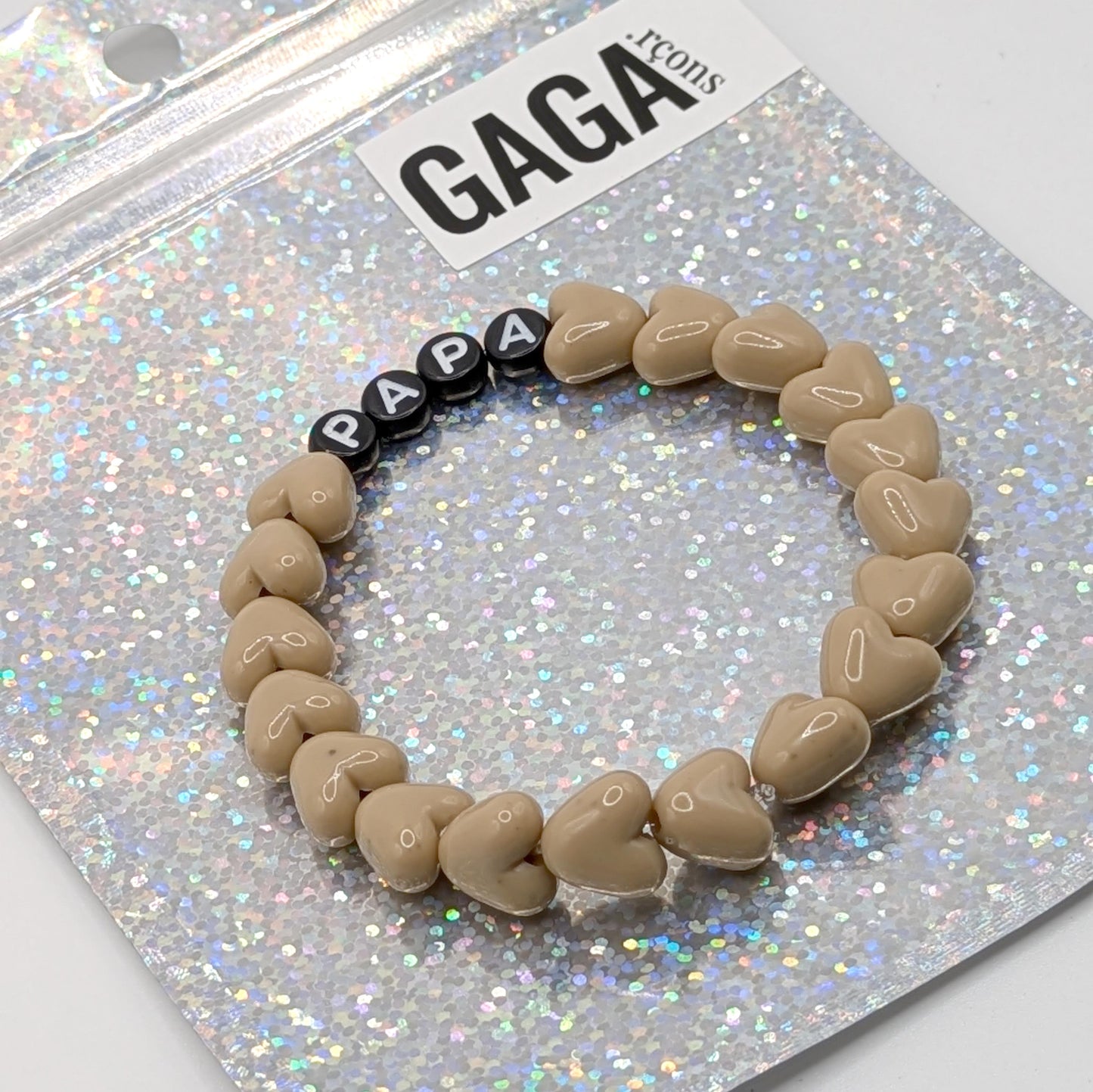 Bracelet GAGA - Café & Noir