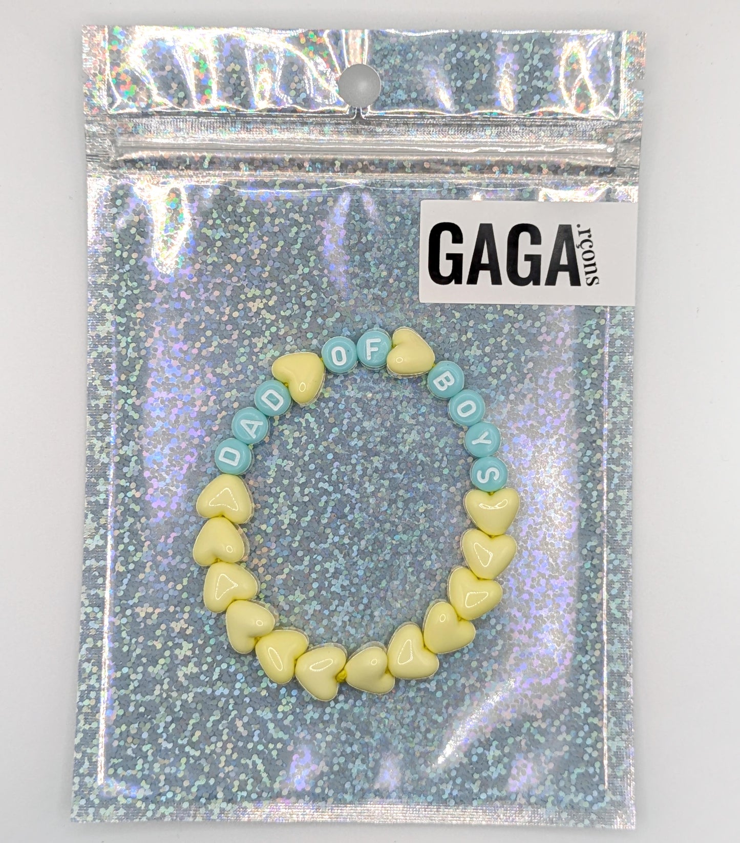 Bracelet GAGA - Citron & Bleu pastel