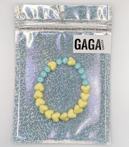 Bracelet GAGA - Citron & Bleu pastel