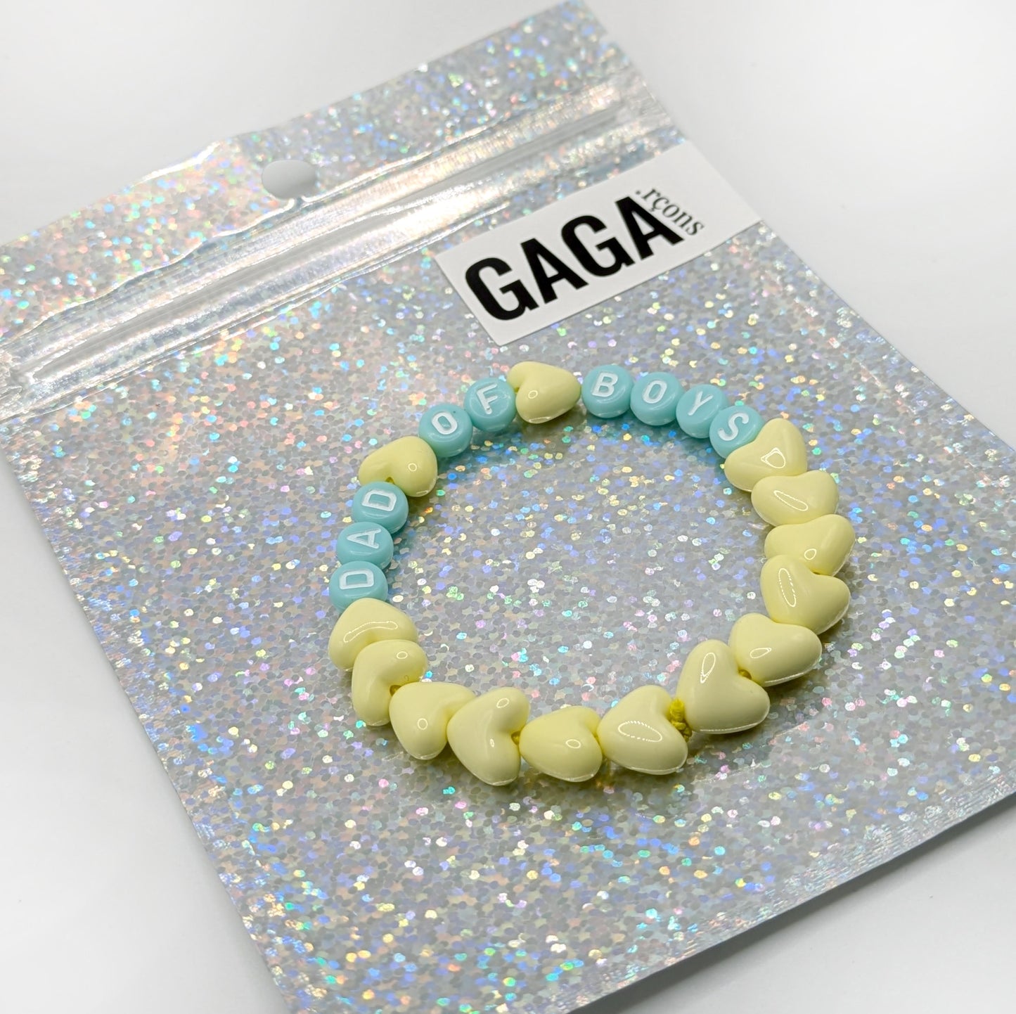 Bracelet GAGA - Citron & Bleu pastel