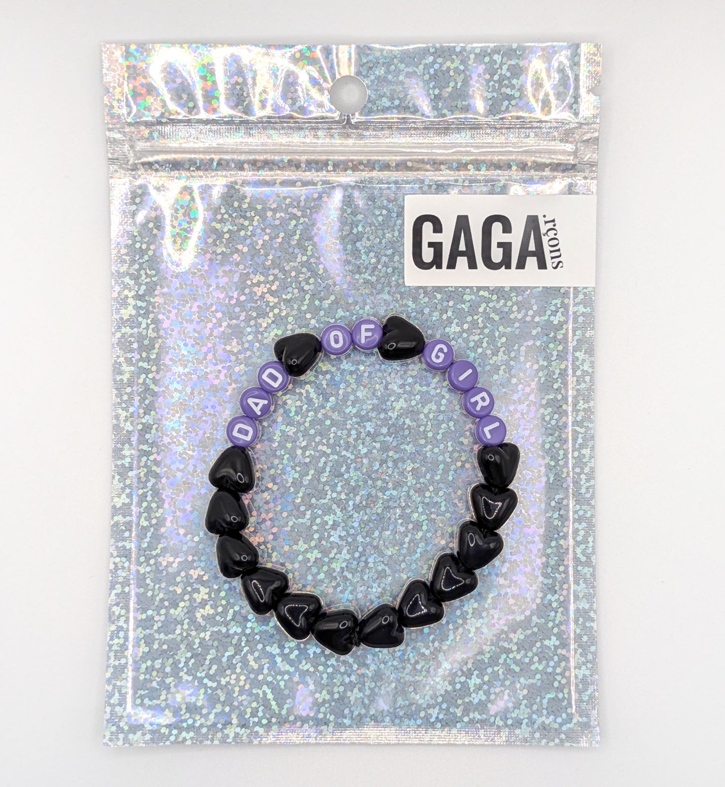 Bracelet GAGA - Noir & Violet