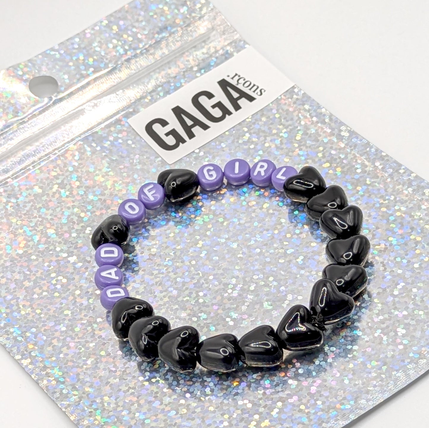Bracelet GAGA - Noir & Violet