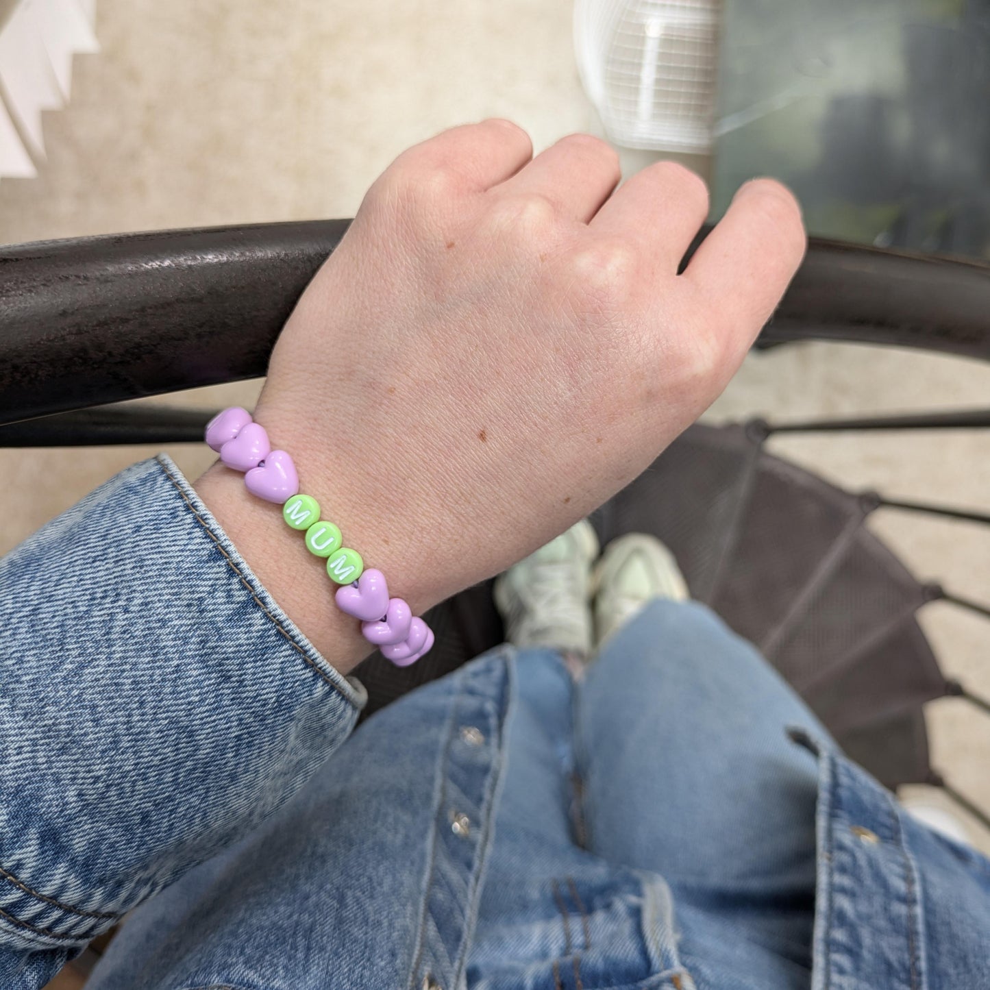 Bracelet GAGA - Violet, Citron vert & Jean
