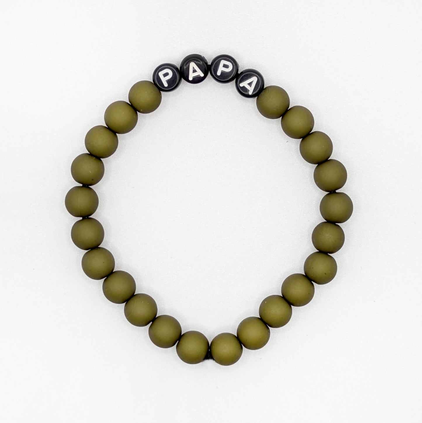 Bracelet GAGA - Kaki mat & Noir