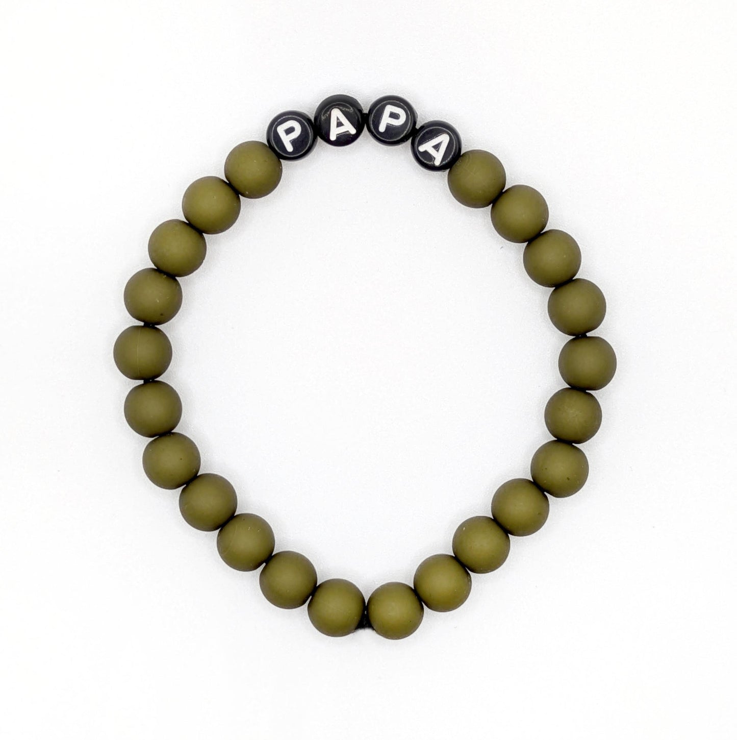 Bracelet GAGA - Kaki mat & Noir