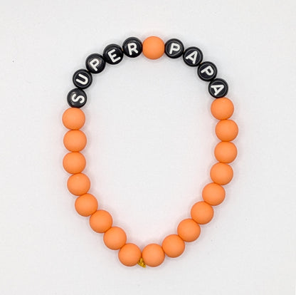 Bracelet GAGA - Orange mat & Noir