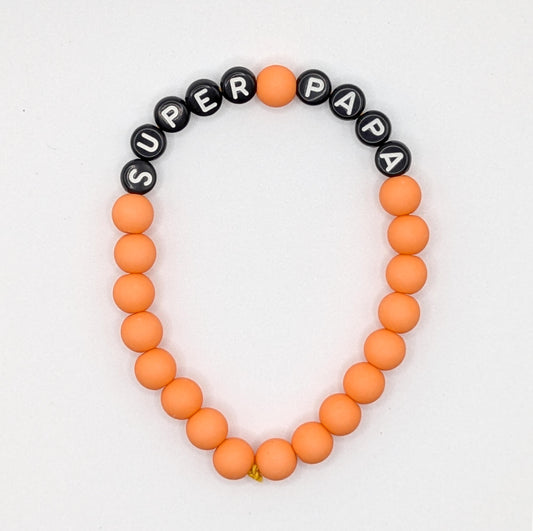 Bracelet GAGA - Orange mat & Noir