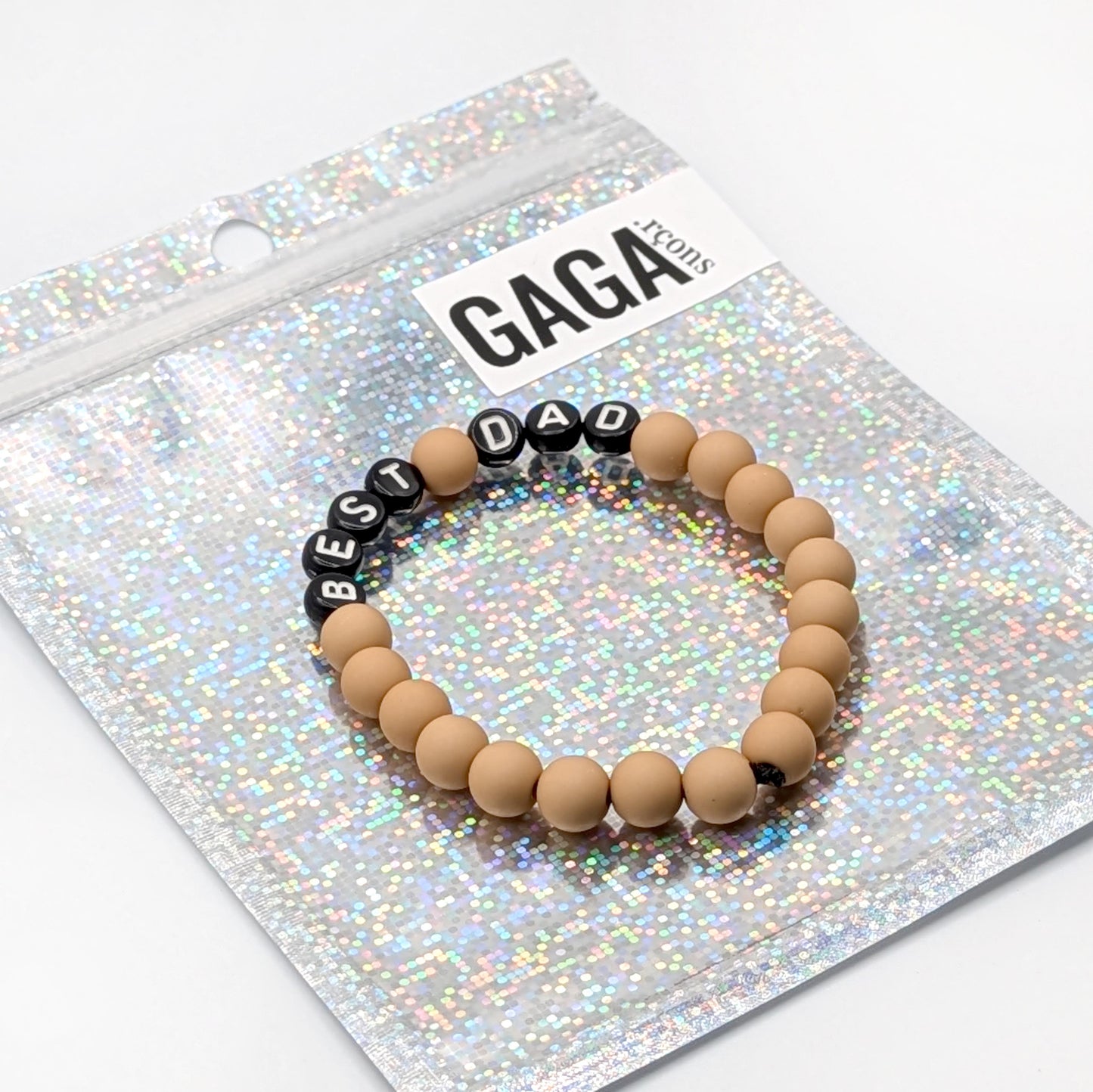 Bracelet GAGA - Camel mat & Noir