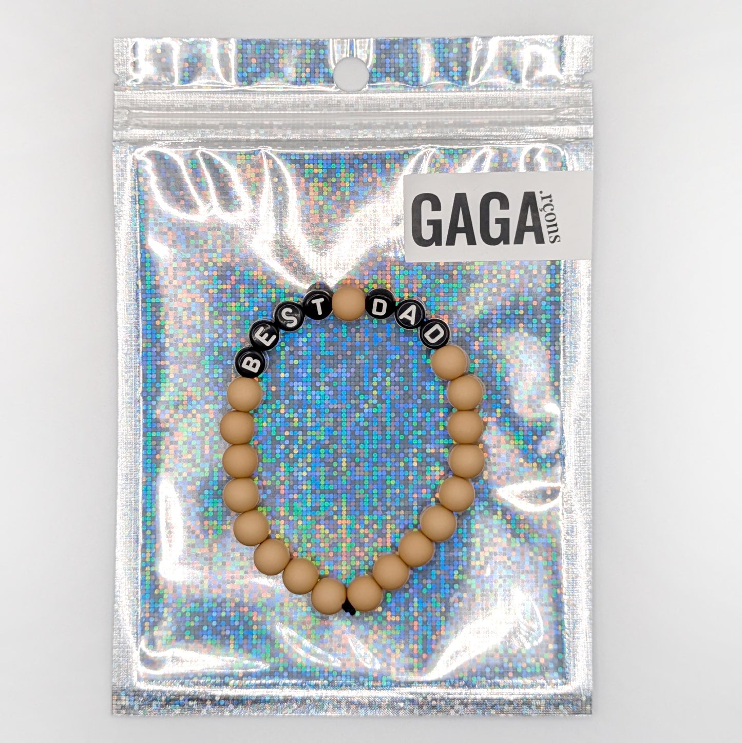 Bracelet GAGA - Camel mat & Noir