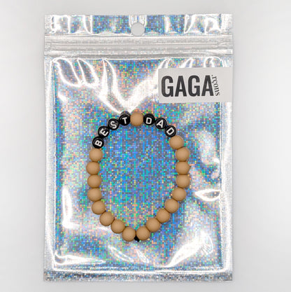 Bracelet GAGA - Camel mat & Noir