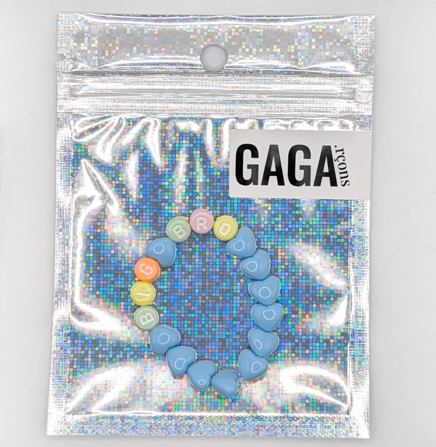 Bracelet GAGA - Bleu ciel & Multicolore
